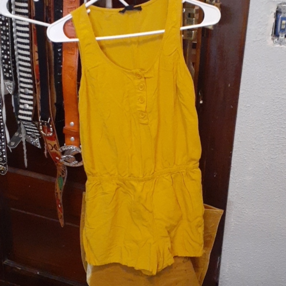 Mustard Yellow Romper
